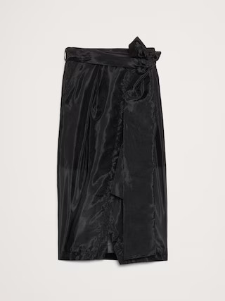 Organza Midi Wrap Skirt | Banana Republic (US)