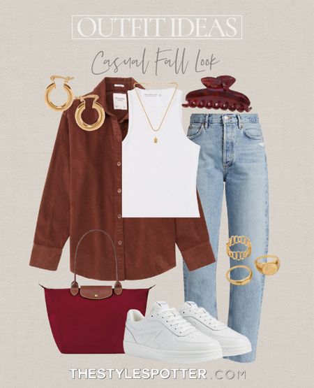 Fall Outfit Ideas 🍁 Casual Fall Look
A fall outfit isn’t complete without a cozy jacket and neutral hues. These casual looks are both stylish and practical for an easy and casual fall outfit. The look is built of closet essentials that will be useful and versatile in your capsule wardrobe. 
Shop this look 👇🏼 🍁 
P.S. This shacket from Abercrombie & Fitch is 15% off right now!

#LTKSeasonal #LTKsalealert #LTKHalloween