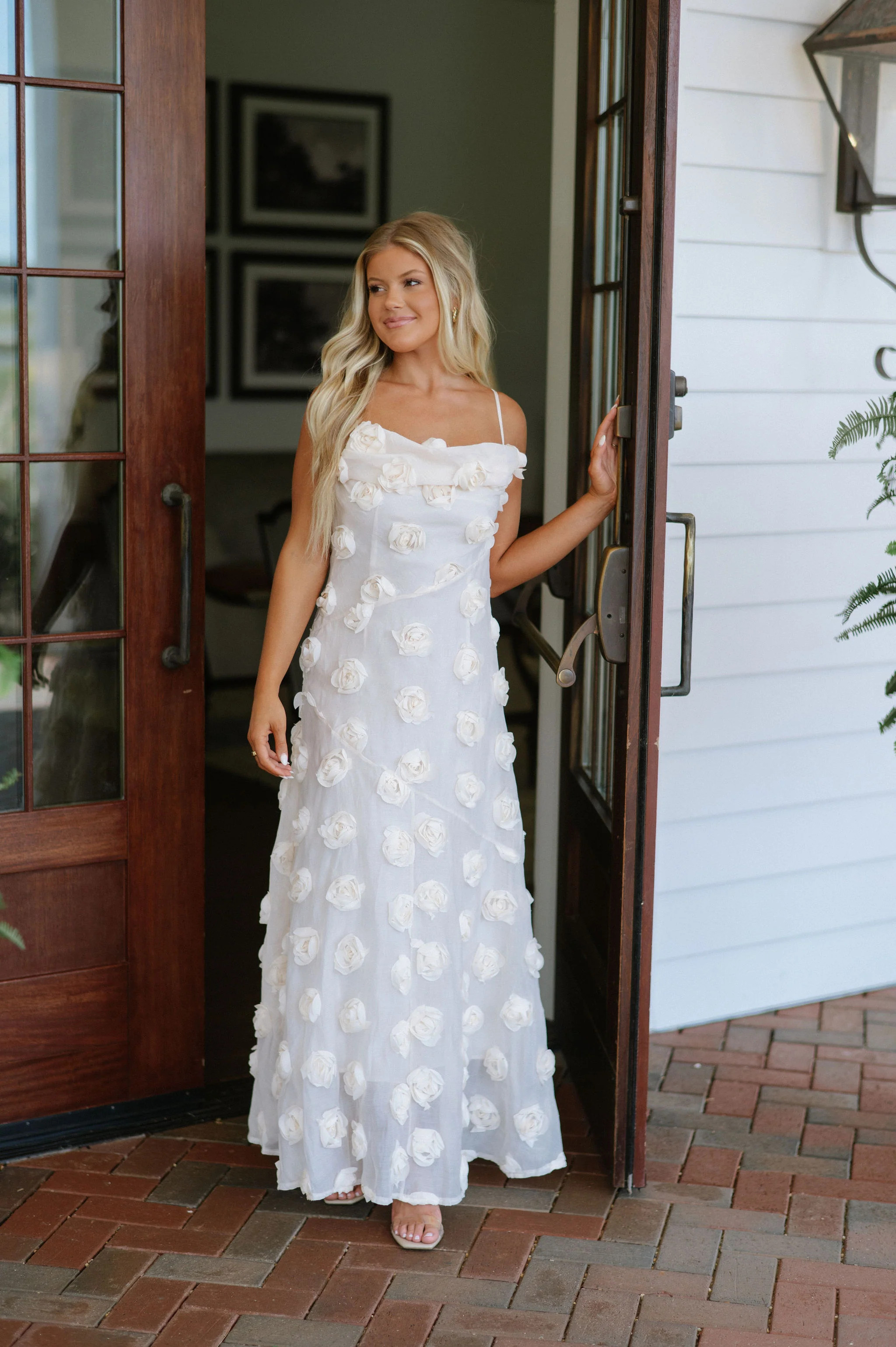 Blossom Maxi Dress- Cream | These Three