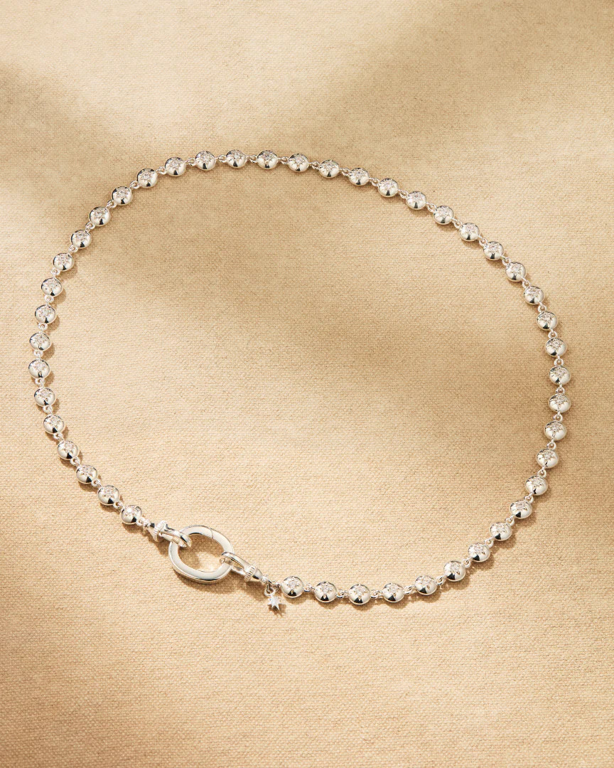 LULU Tennis Necklace - Silver | Raven James