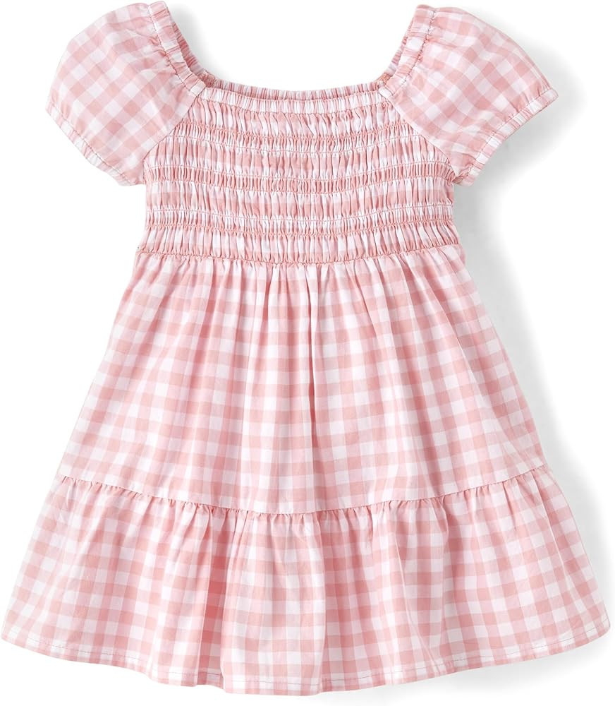 The Children's Place Baby Girls' and Toddler Short Sleeve Dressy Special Occasion Dresses | Amazon (US)