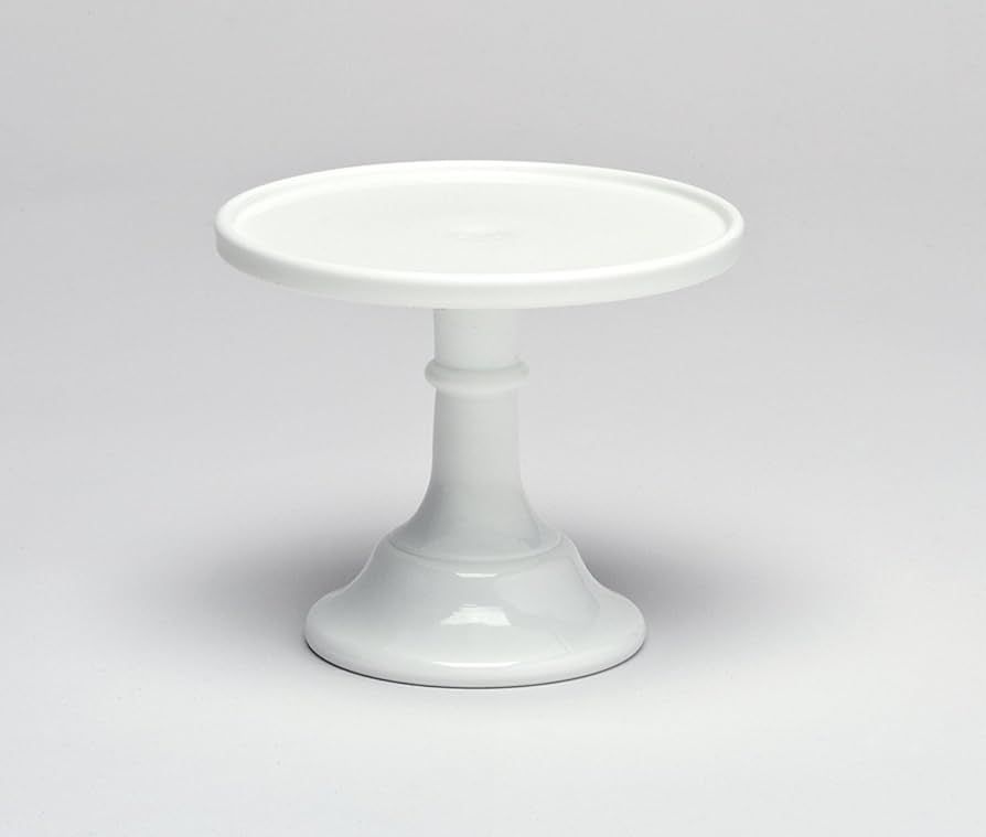 Milk White 9" Glass Cake Stand - Made in the USA By Mosser Glass,9x8x11 | Amazon (US)
