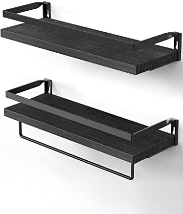 AMADA HOMEFURNISHING Floating Shelves, Wall Shelves for Bathroom, Kitchen, Bedroom, Bathroom Shel... | Amazon (US)