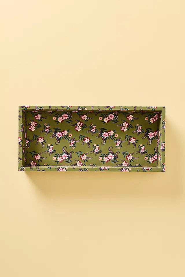 Merceda Fabric Wrapped Tray | Anthropologie (US)