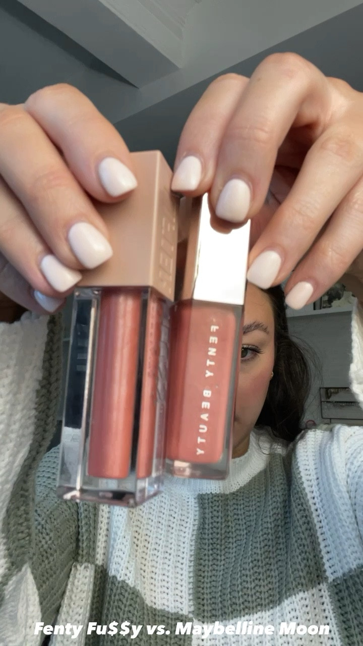 Fenty gloss bomb dupe! 
Fu$$y vs. Moon

#LTKbeauty #LTKFind #LTKsalealert