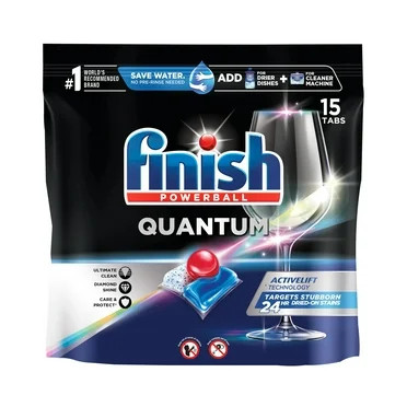 Finish - Quantum - 22ct - Dishwasher Detergent - Powerball - Ultimate Clean & Shine - Dishwashing... | Walmart (US)
