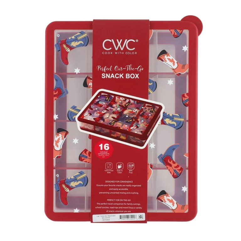 CWC TEXAS REC SNACK BOX RED 1 - Walmart.com | Walmart (US)