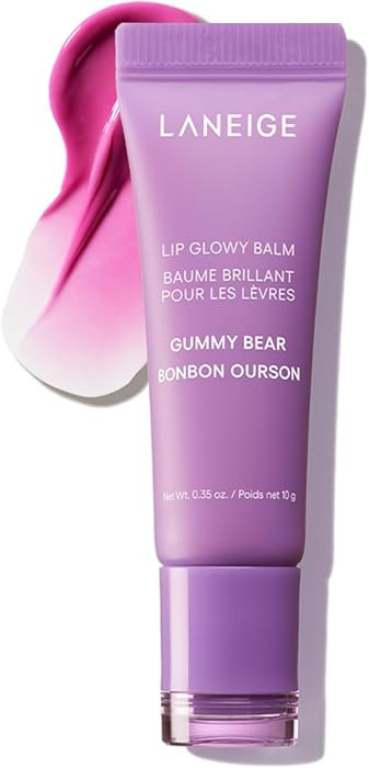LANEIGE Lip Glowy Balm: Sheer Tinted Lip Moisturizer with Shea Butter, for Hydrating Shine & Soft... | Amazon (US)