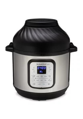 Instant Pot Duo Crisp 8 Quart Multi-Use Programmable Pressure Cooker and Air Fryer Combo, Grey | Belk