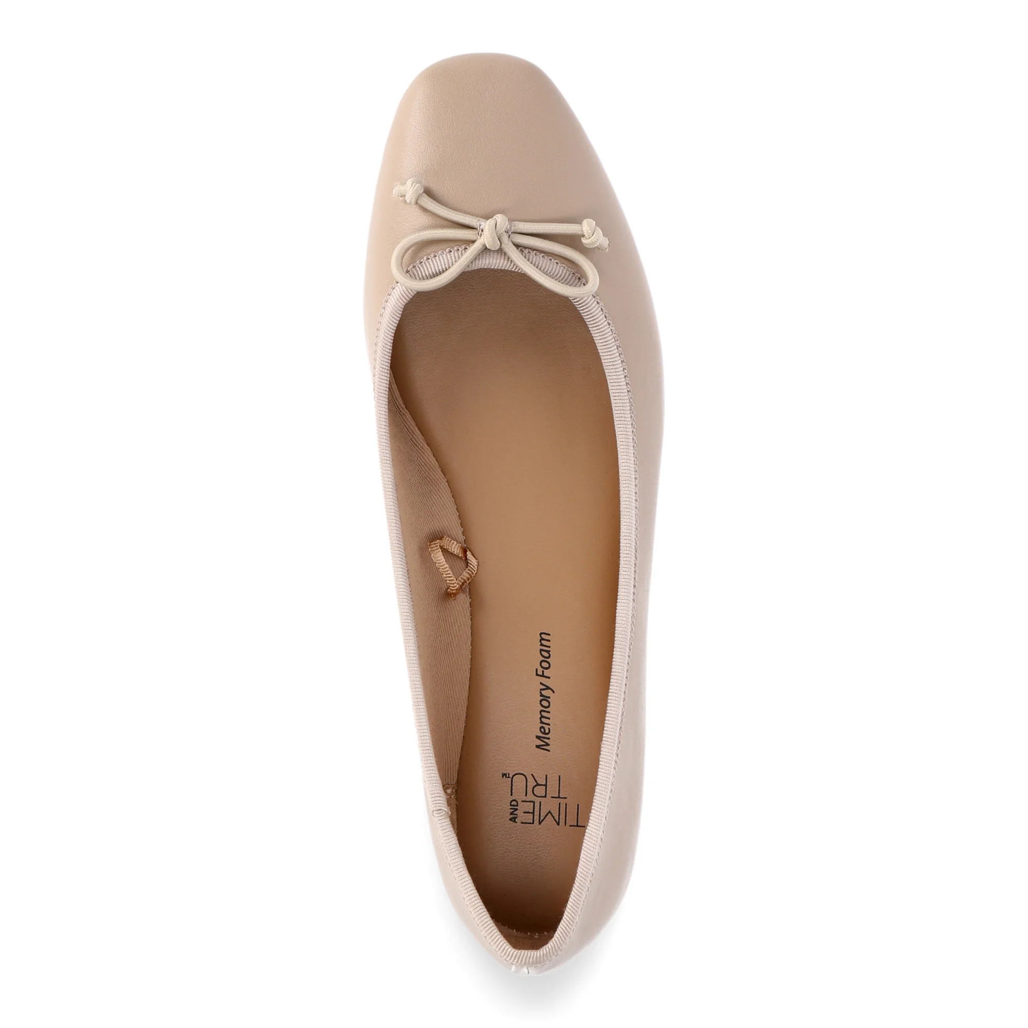 Time and Tru Women's String Bow Ballet Flats - Walmart.com | Walmart (US)