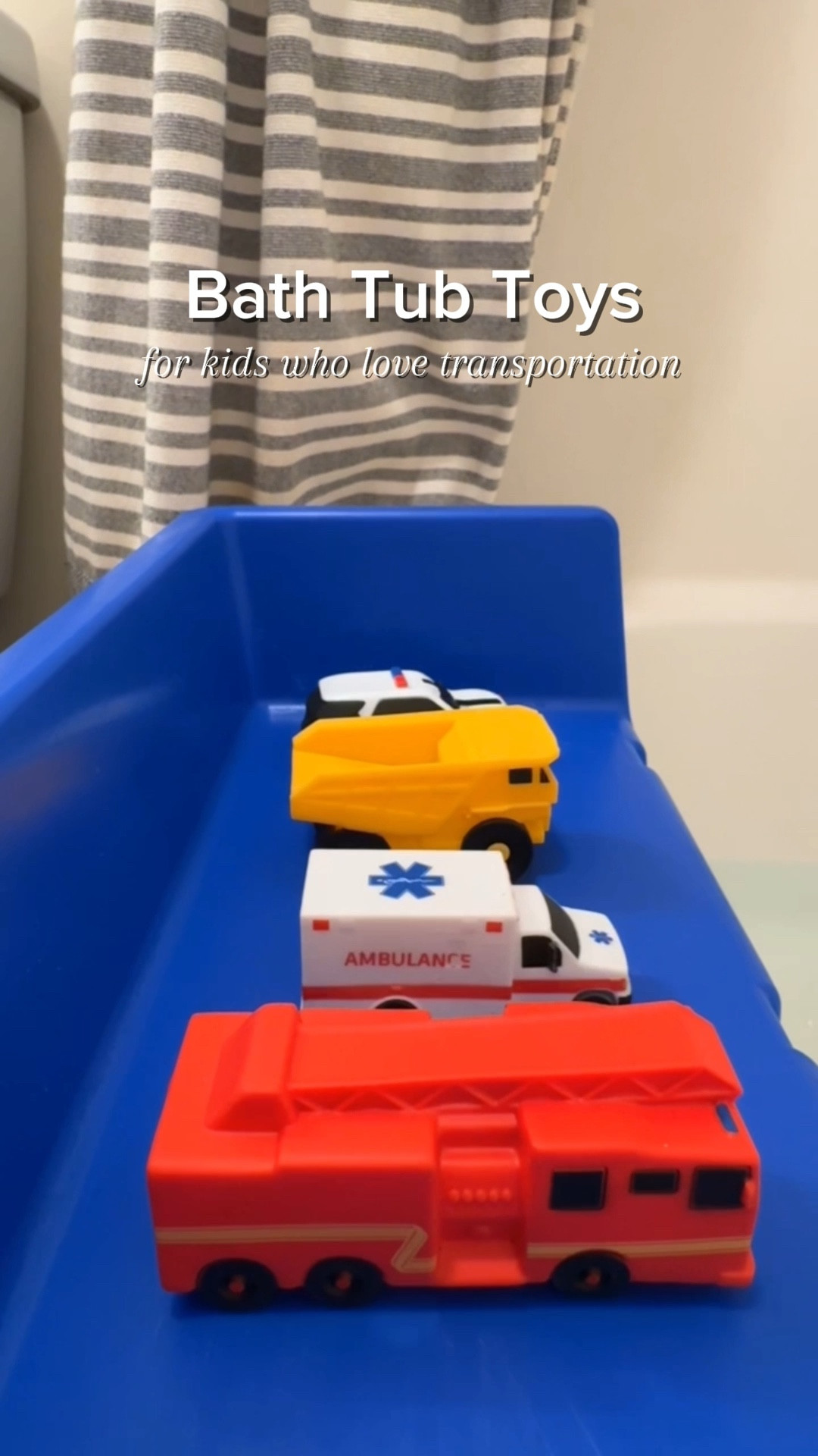Bathtub toys for kids who love transportation! My boys loved these cars & trucks 🚔🚘🚖

#LTKkids #LTKfindsunder50 #LTKbaby