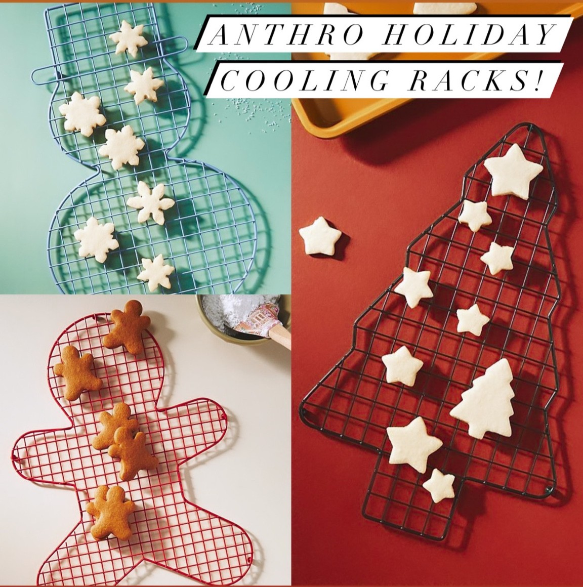 For the chef who has everything!!  These adorable cooking racks from Anthropologie come in three different shape options for holiday baking!  $18 each!! 

Baking, cookies, gingerbread, Christmas tree, gift idea, chef, cook, Anthro, Christmas, holidays.

#Christmas #Holidays #ChristmasCookies #Baking #Anthro #GiftIdea

#LTKSeasonal #LTKhome #LTKHoliday