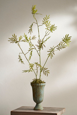 Faux Green Leaf Spray | Terrain