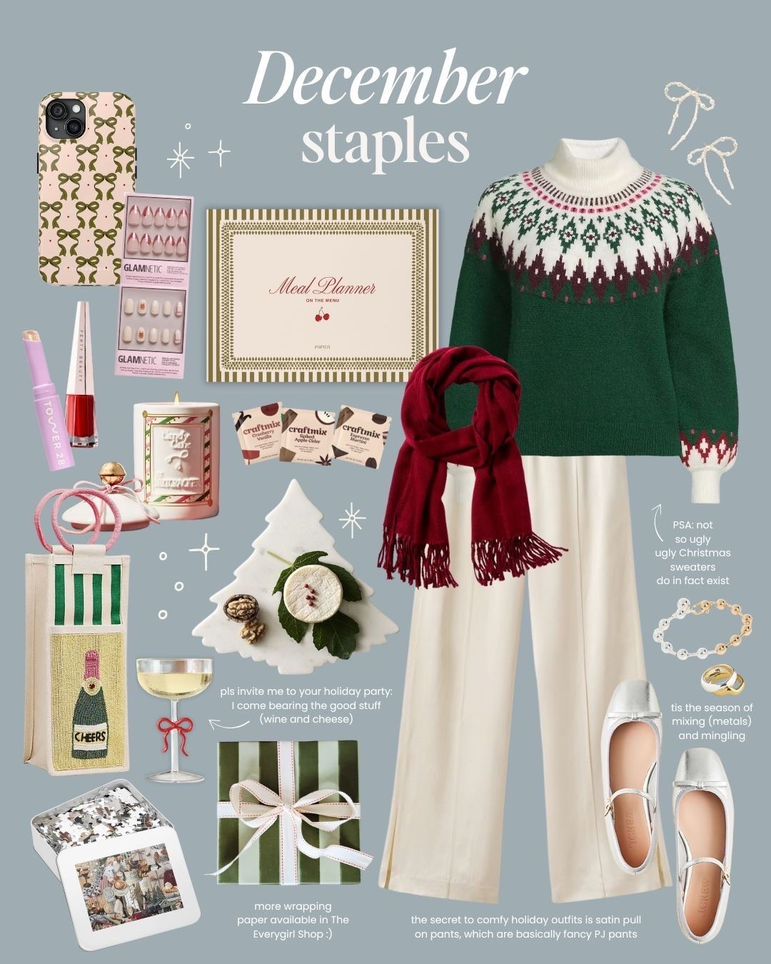 we have a little present for you! 🎁 Your December Mood Report has arrived. 🎄❄️☕️✨ Consider this your permission to slow down and get giddy about allll the magical moments this season brings. We're talkin' going out just to see twinkly lights, staying in to rewatch The Holiday for the millionth time, indulging in every little treat your heart desires, and romanticizing basically everything else between now and the new year. So go ahead—pretend you're living in your very own holiday movie. Want some help setting the scene? Shop all of our December picks here. 

#LTKHoliday #LTKGiftGuide #LTKFindsUnder100