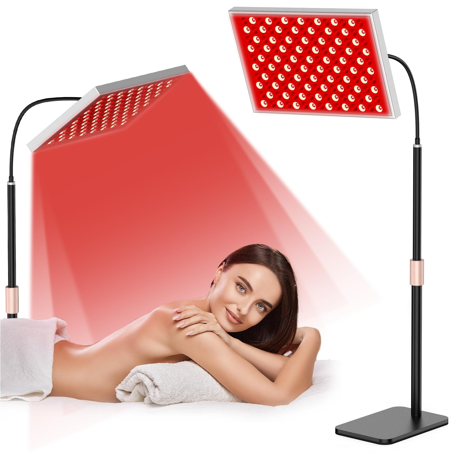 Red Light Therapy for Body, Infrared Light Therapy Panel with Stand, Red Light Therapy Lamp, 660n... | Amazon (US)