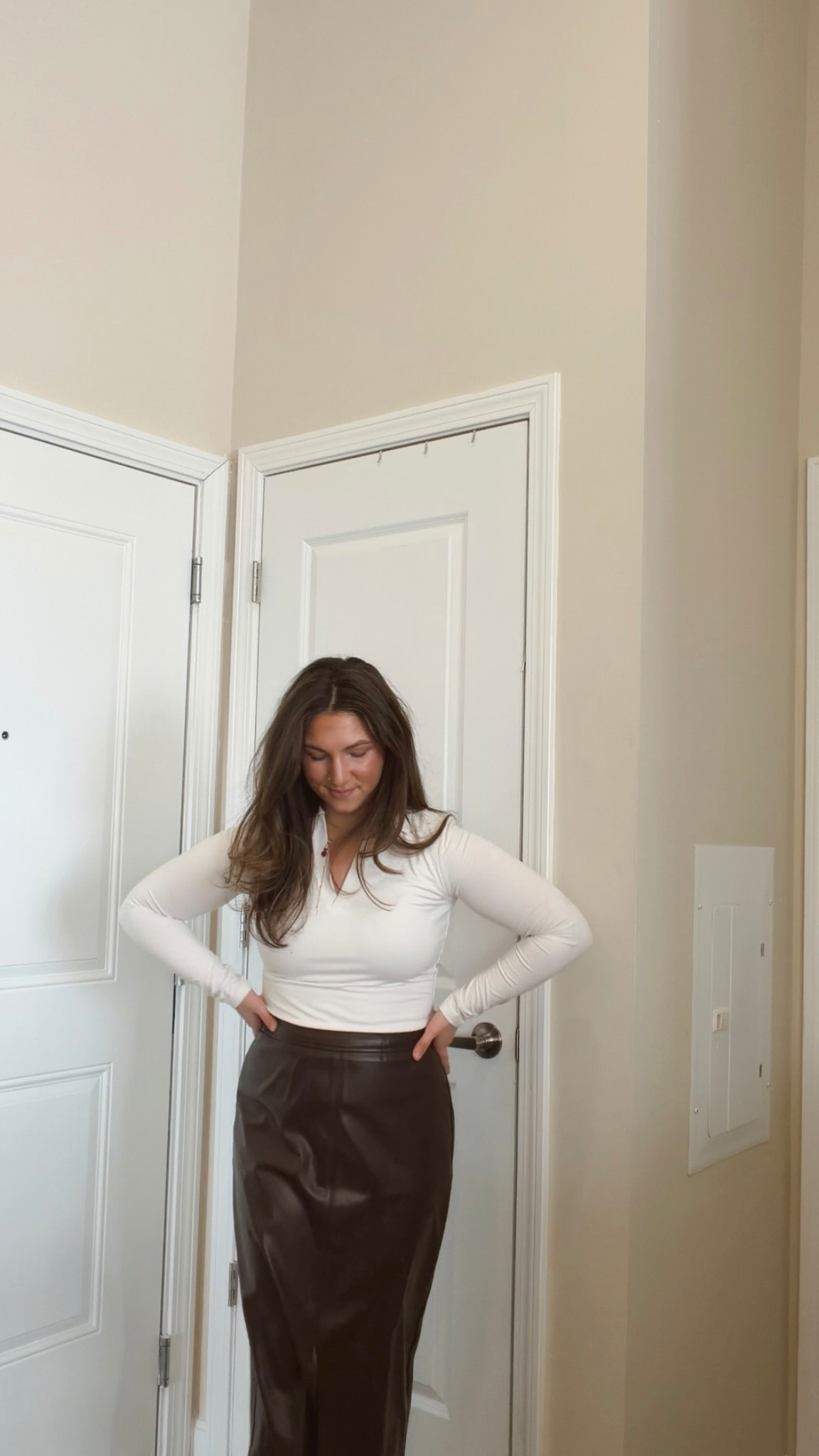 is it acceptable to wear faux leather everyday if the week? 



#LTKMidsize #LTKWorkwear #LTKootd