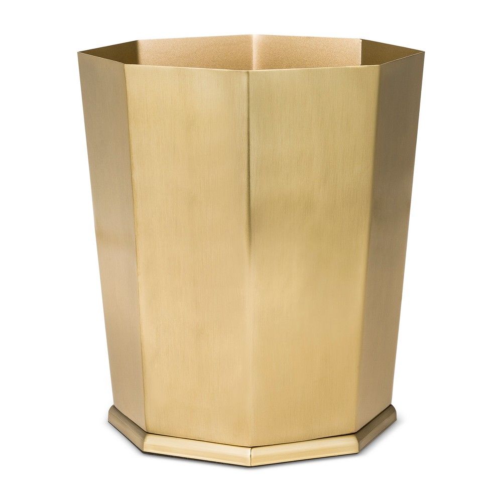 Bathroom Wastebasket Gold - Threshold | Target