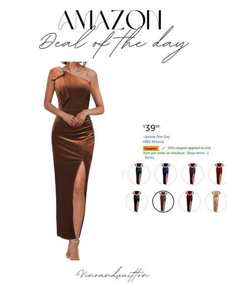 Amazon deal of the day! The prettiest fall wedding guest dress!!! wearing size small 

Amazon fashion, amazon finds, fall favorites, wedding guest dress, fall wedding, fall wedding guest, winter wedding guest 

Follow my shop @vinoandvuitton on the @shop.LTK app to shop this post and get my exclusive app-only content!


#LTKHoliday #LTKsalealert #LTKwedding