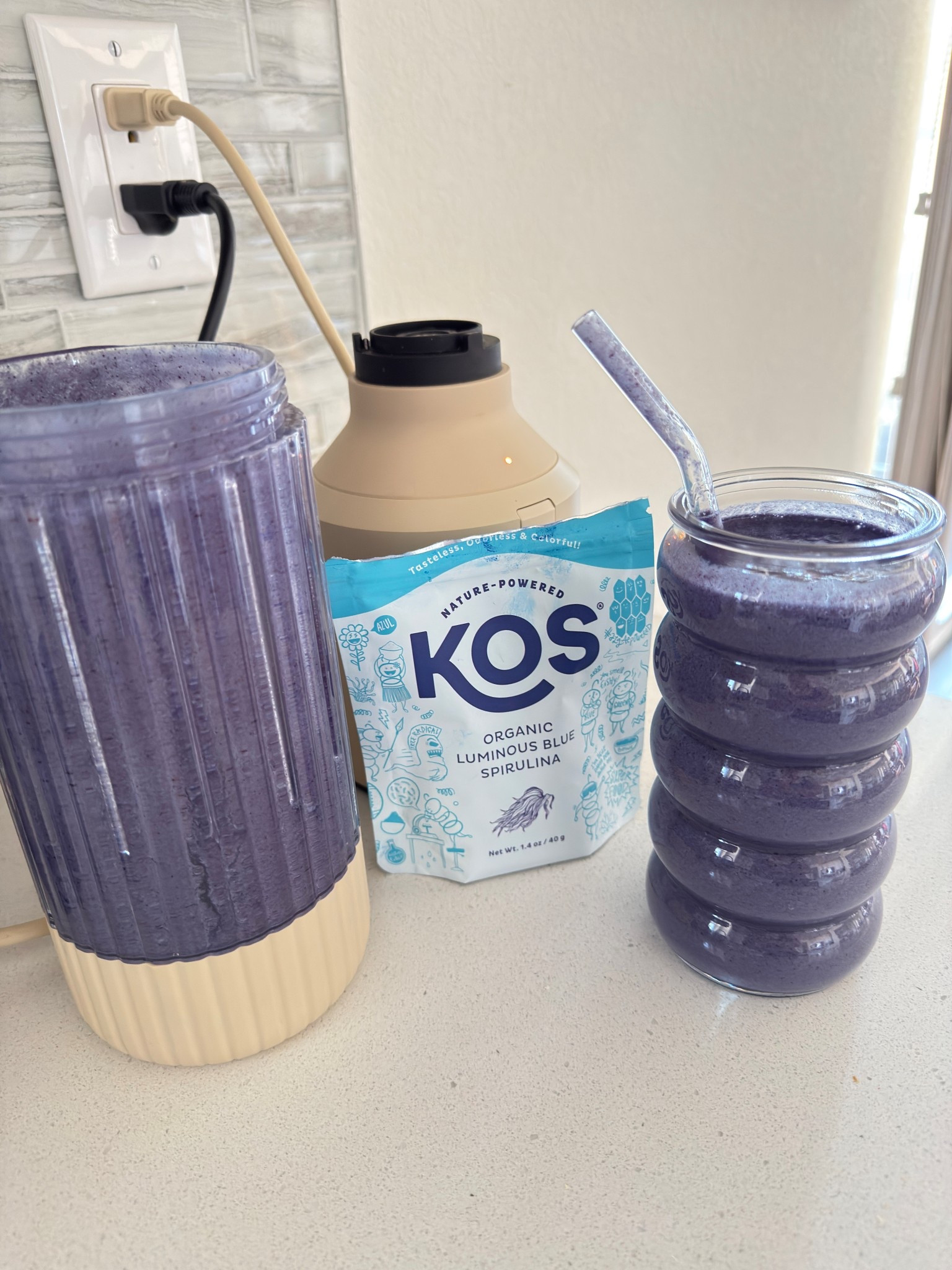 This blender has been a game changer for me as since I make quite a bit of protein shakes and smoothies. Super easy to use and it doesn’t take a lot of counter space which is always a plus..
Also LOVE adding some blue spirulina to some of my recipes. Not only it contains a ton of antioxidant properties but also gives a beautiful appealing color to whatever I’m preparing 🩵

#LTKHome