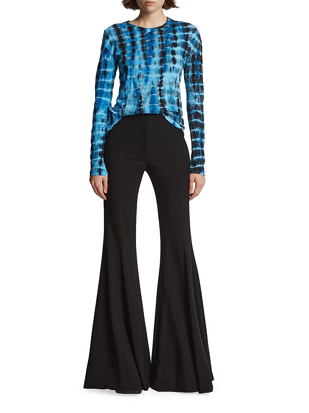 Long-Sleeve Tie-Dyed T-Shirt | Saks Fifth Avenue