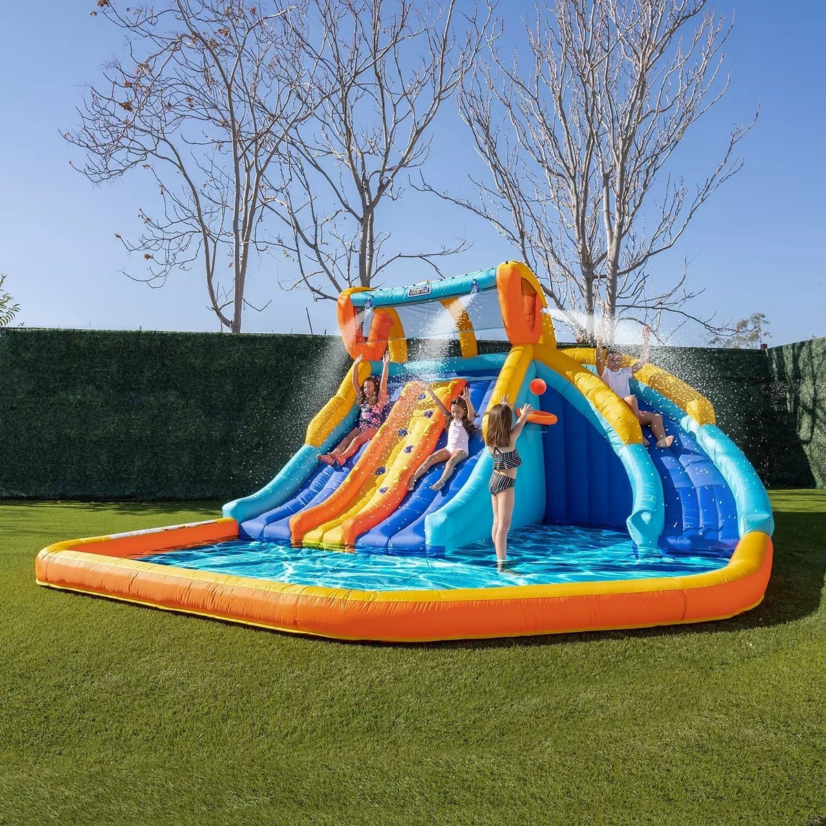 BESTWAY MY 1ST TRIPLE WATER SLIDE W/ SPLASH POOL & WATER SPRAYERS *DISTRESSED PK | eBay | eBay US