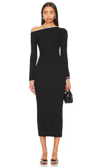 x Revolve Dani Dress in Black & White | Revolve Clothing (Global)