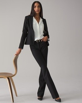 Comfort Stretch Slim Bootcut Pants | White House Black Market