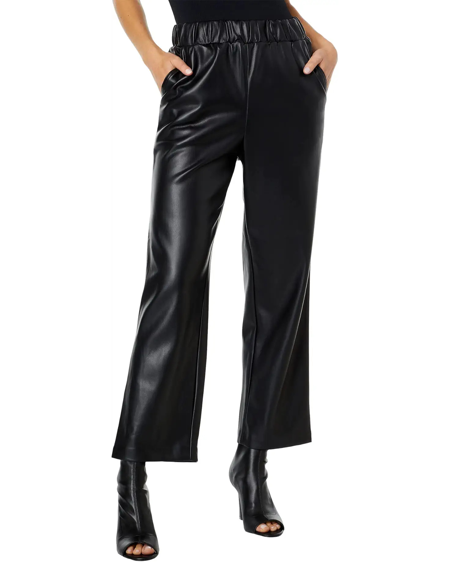 Leather Rib Waistband Pants in Can't Help Myself | Zappos
