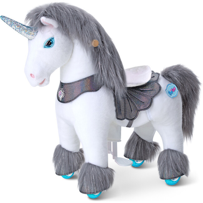 Model Y Unicorn, (Grey, Size Small) - Kids Toys | PonyCycle from Maisonette | Maisonette