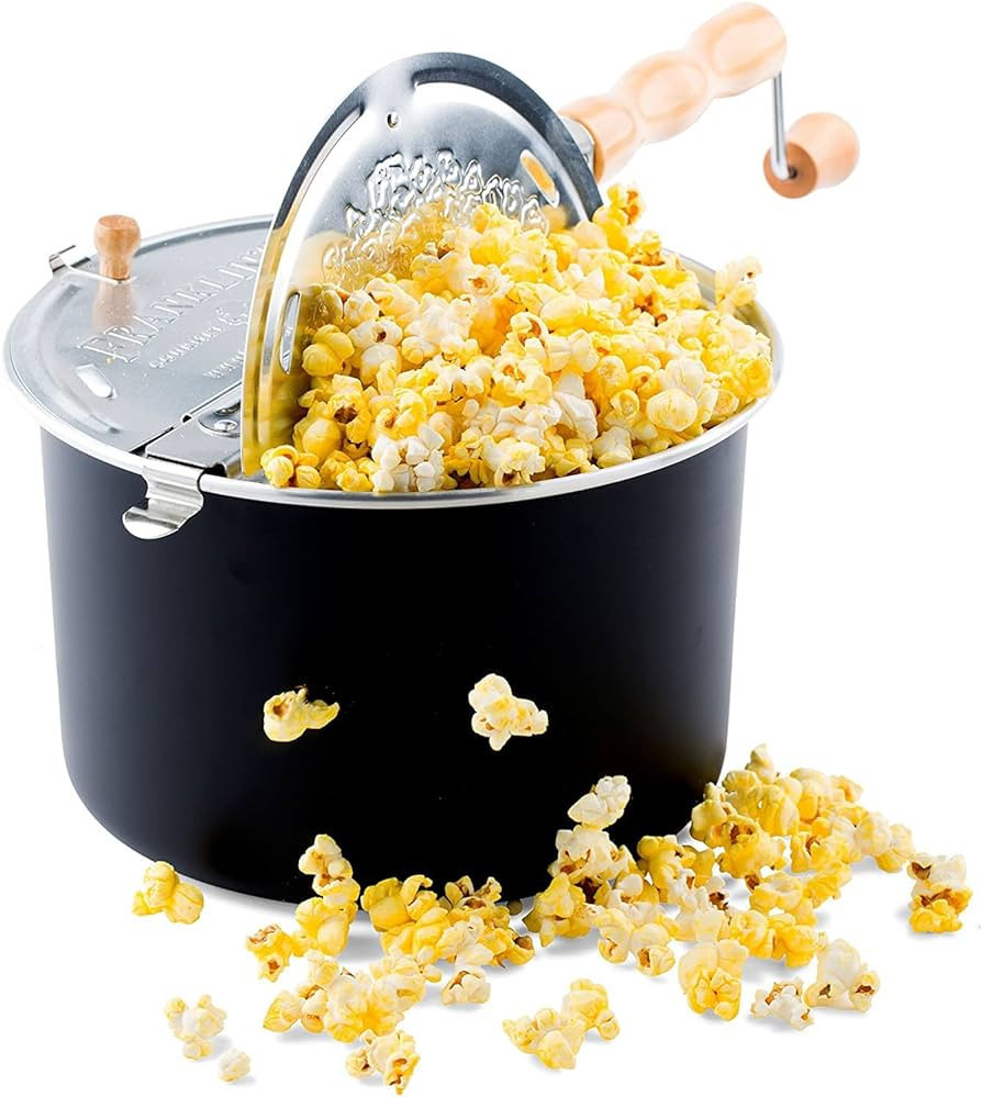Franklin's Gourmet Popcorn Popper - 6 Quarts Original Stovepop Popcorn Maker with FREE Organic Po... | Amazon (US)