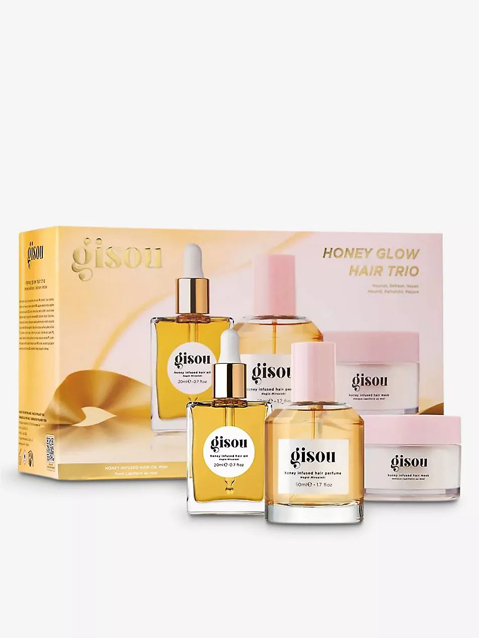 GISOU Honey Glow Hair Trio gift set worth £60 | Selfridges