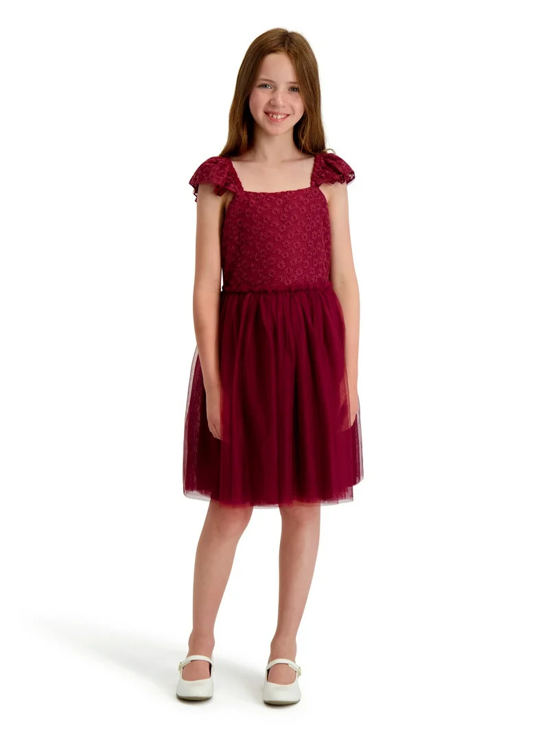 Kensie Girl Lace Bodice Dress, Sizes 4-16 | Walmart (US)