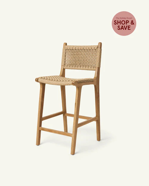 stool #2 in outdoor synthetic | Hati Home