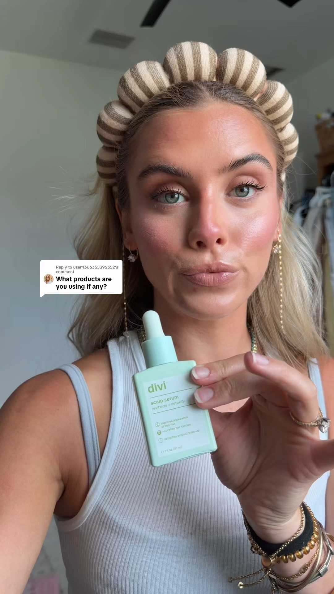 My @Divi Official  code is SLOANE. Secret's out: Scalp health is hair health. Get healthier, fuller looking hair in as little as 6 weeks* with Divi's award-winning, clinically tested Scalp Serum. Made with copper-tripeptide 1, caffeine, and rosemary for a healthy scalp. @Divi Official  @ulta

#LTKgrwm #LTKselfcare #LTKBeauty