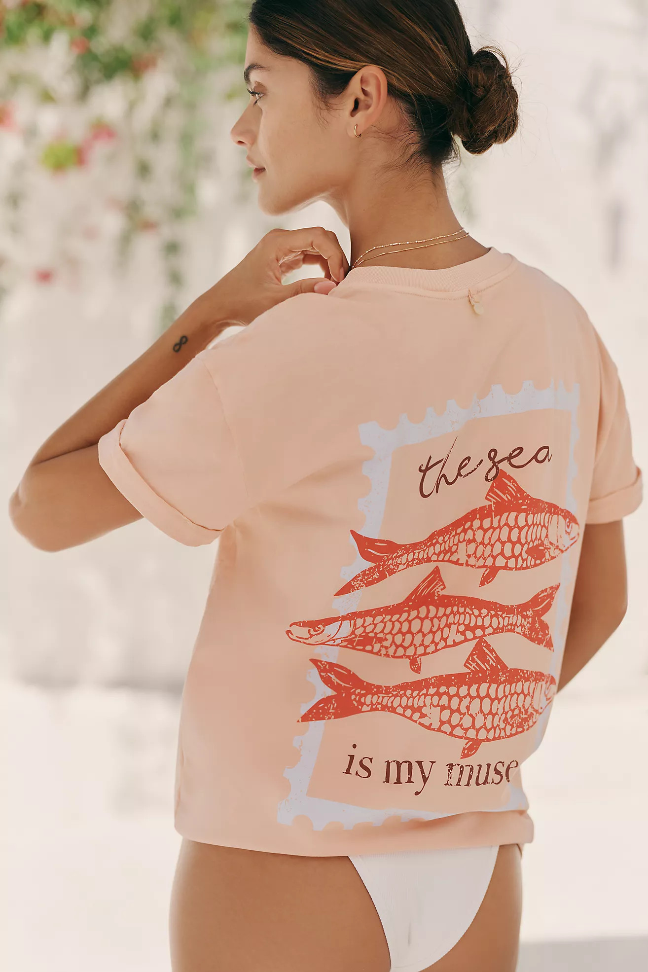 Malai Oversized Cotton Tee | Anthropologie (US)