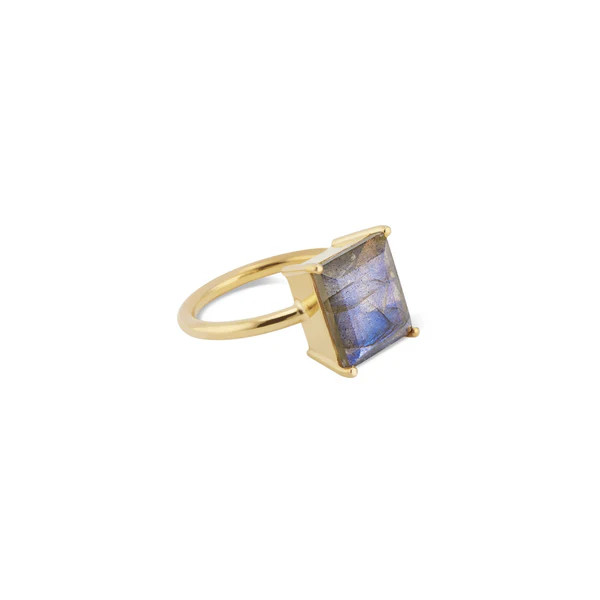 Kyle Gold Ring | Labradorite | elli parr