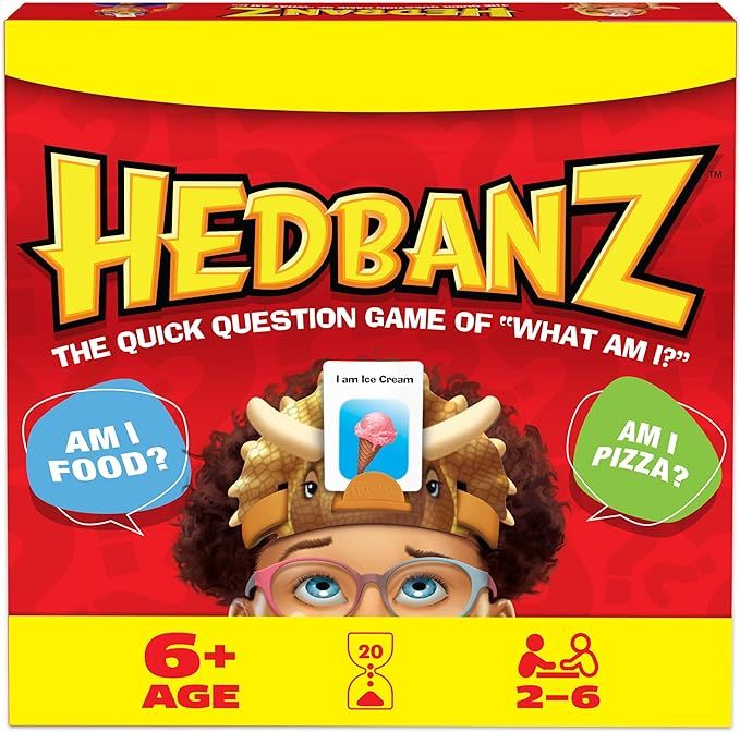 Hedbanz 2023 Edition Cards Picture Guessing Board Game- Family Games, Games for Family Game Night... | Amazon (US)