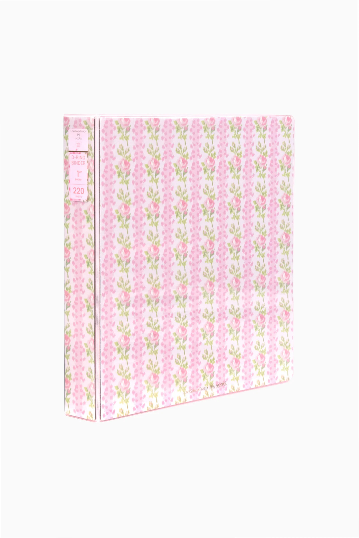 LoveShackFancy │ Yoobi Blooming Heirloom 1" Binder with 5-Tab Dividers + Stickers | LoveShackFancy
