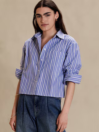 Cropped Shirt | Banana Republic Factory