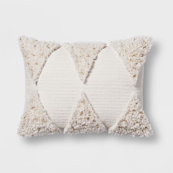 Cream Fringe Lumbar Pillow - Opalhouse™ | Target