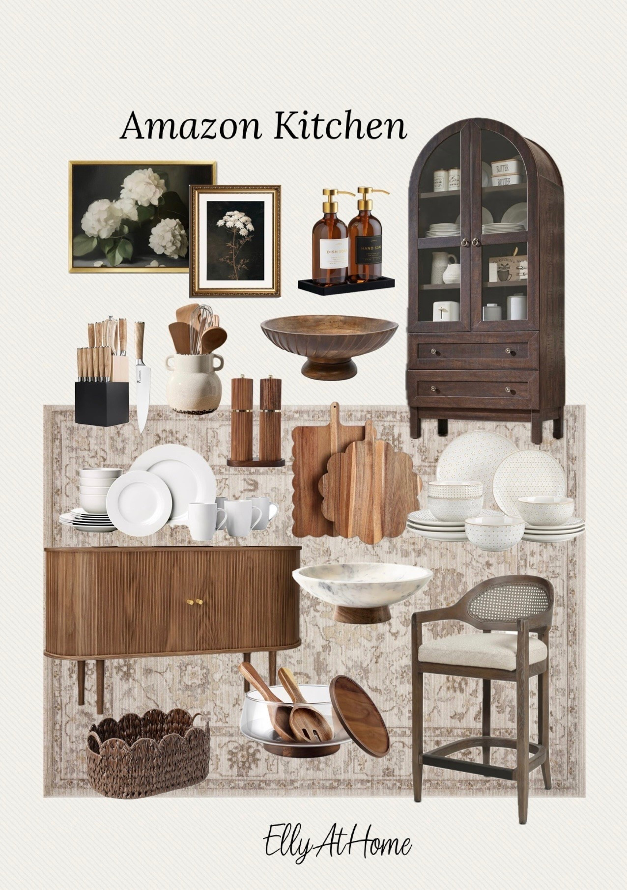 Amazon neutral kitchen! Shop cabinets, area rugs, dinnerware, kitchen accessories, kitchen stools, and more! Free shipping

#LTKHome #LTKSaleAlert
