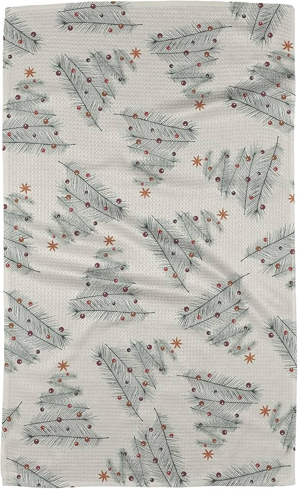 GEOMETRY Christmas Kitchen Towels - Quick Dry Microfiber Cloth Dish Towels for Kitchen Drying - P... | Amazon (US)