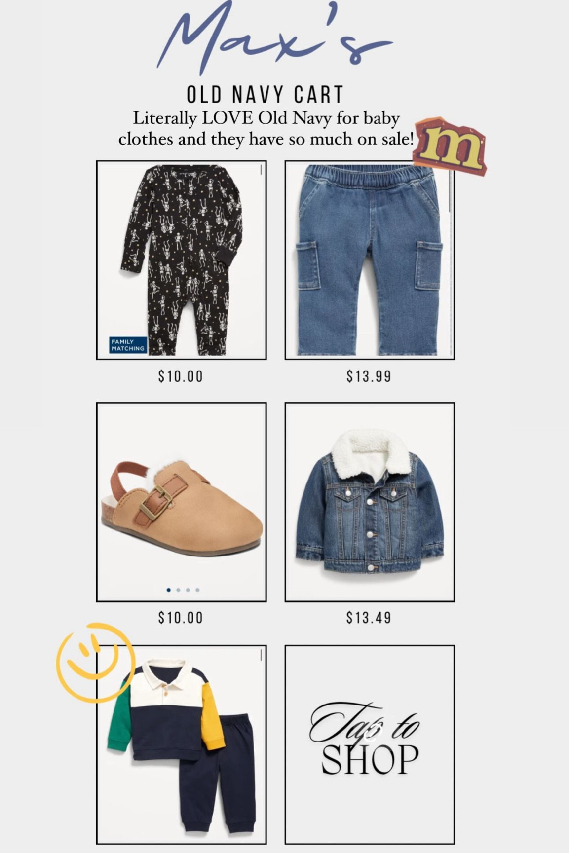 Literally LOVE Old Navy for baby clothes and they have so much on sale!