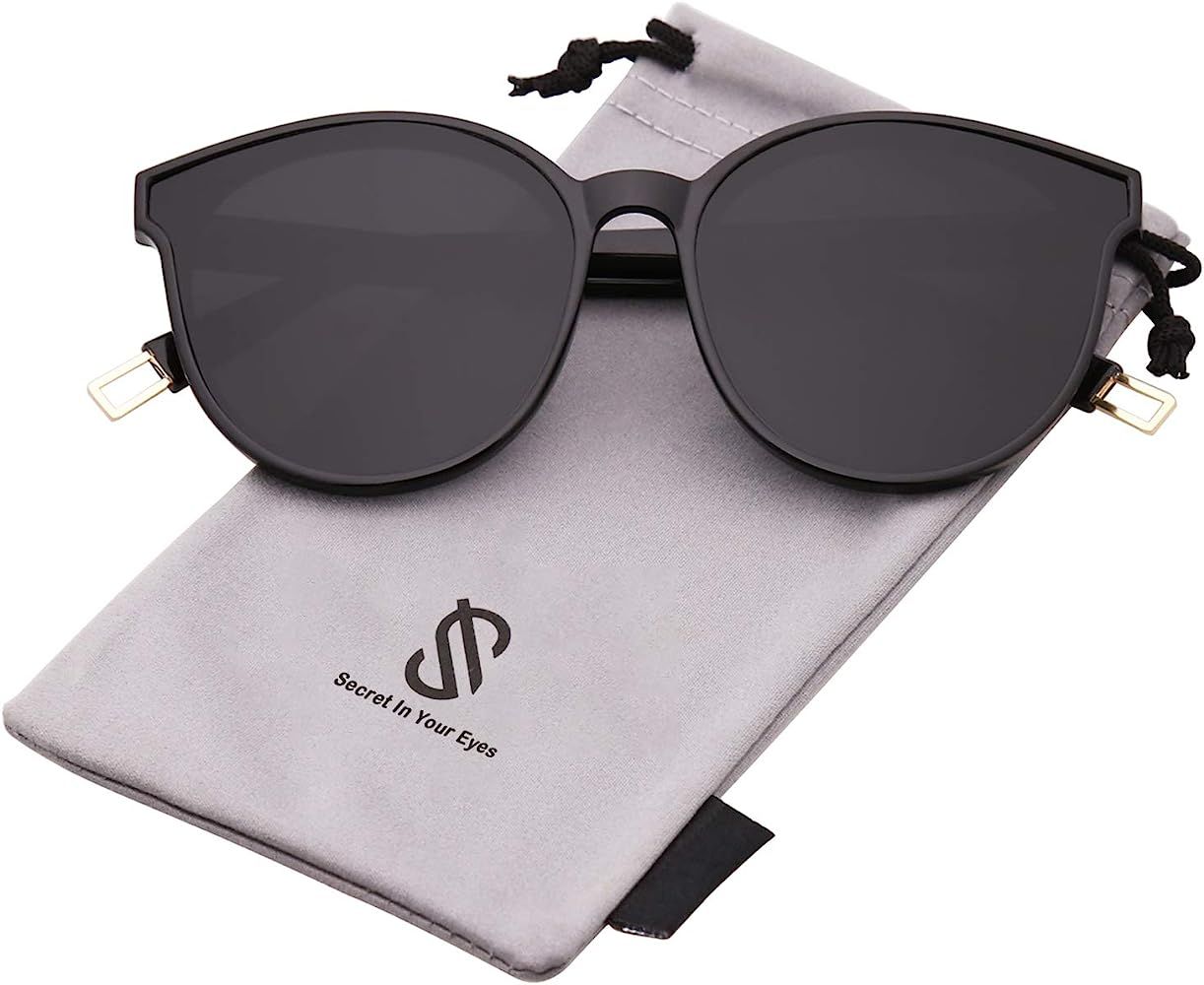 Fashion Round Sunglasses for Women Men Oversized Vintage Shades SJ2057 | Amazon (US)