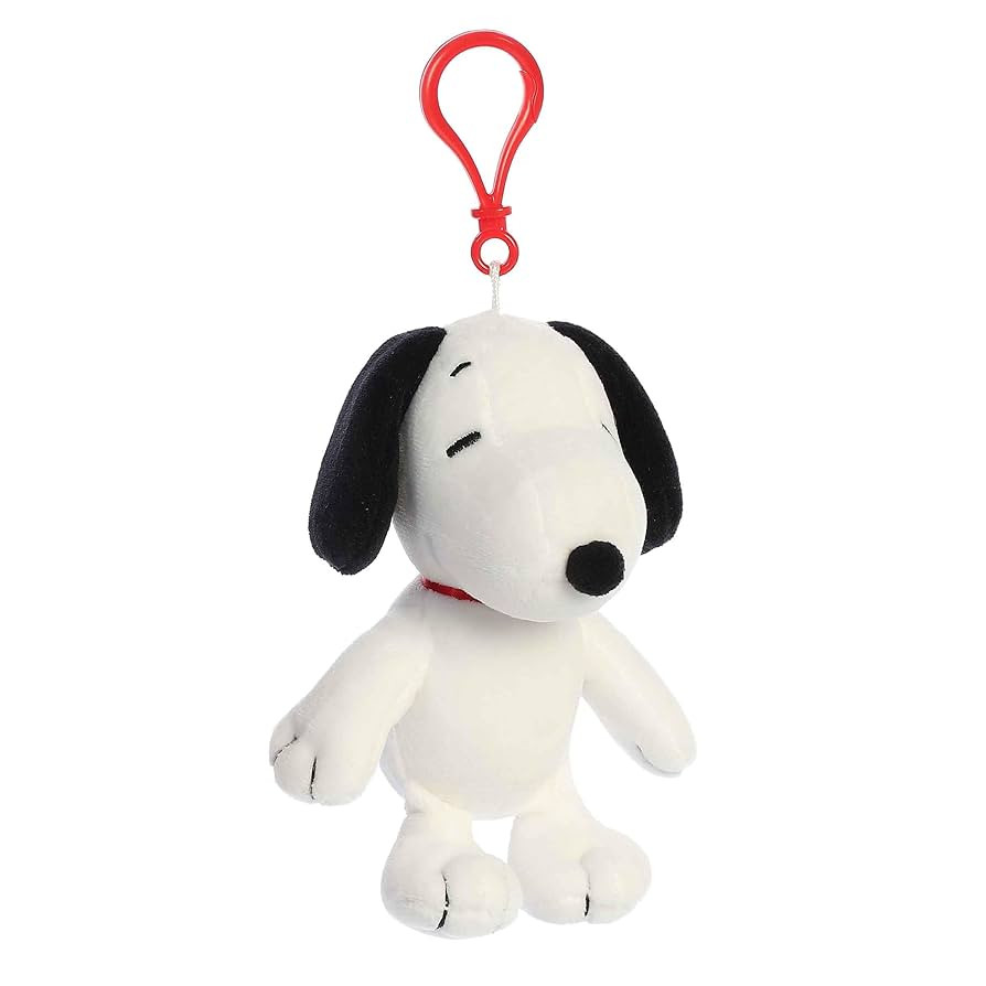 Aurora® Timeless Peanuts® Snoopy Clip-On Stuffed Animal - Classic Characters - Lasting Memories... | Amazon (US)