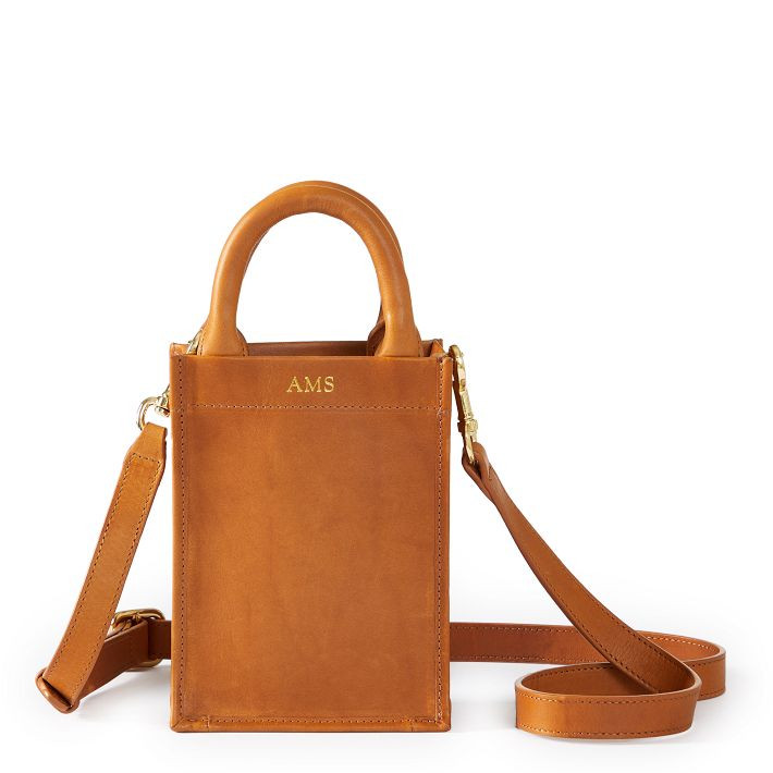 Hayden Leather Mini Tote | Mark and Graham