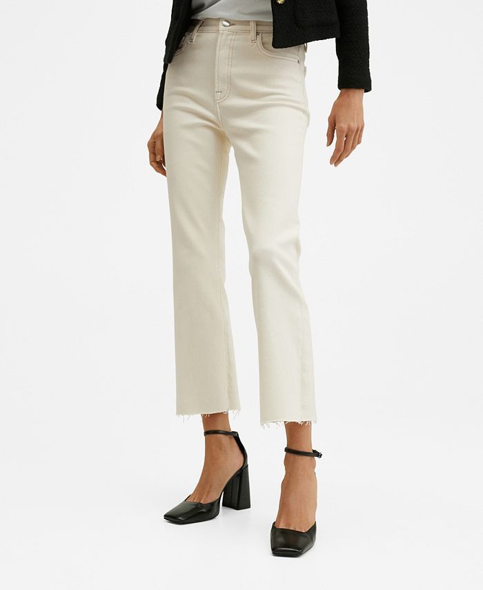 MANGO Women's High-Waist Bootcut Jeans & Reviews - Jeans - Women - Macy's | Macys (US)