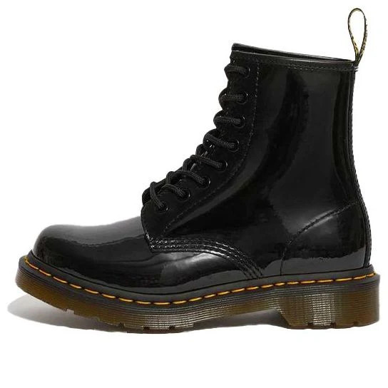 (WMNS) Dr. Martens 1460 Patent Lamper 'Black' 11821011 | KICKS CREW