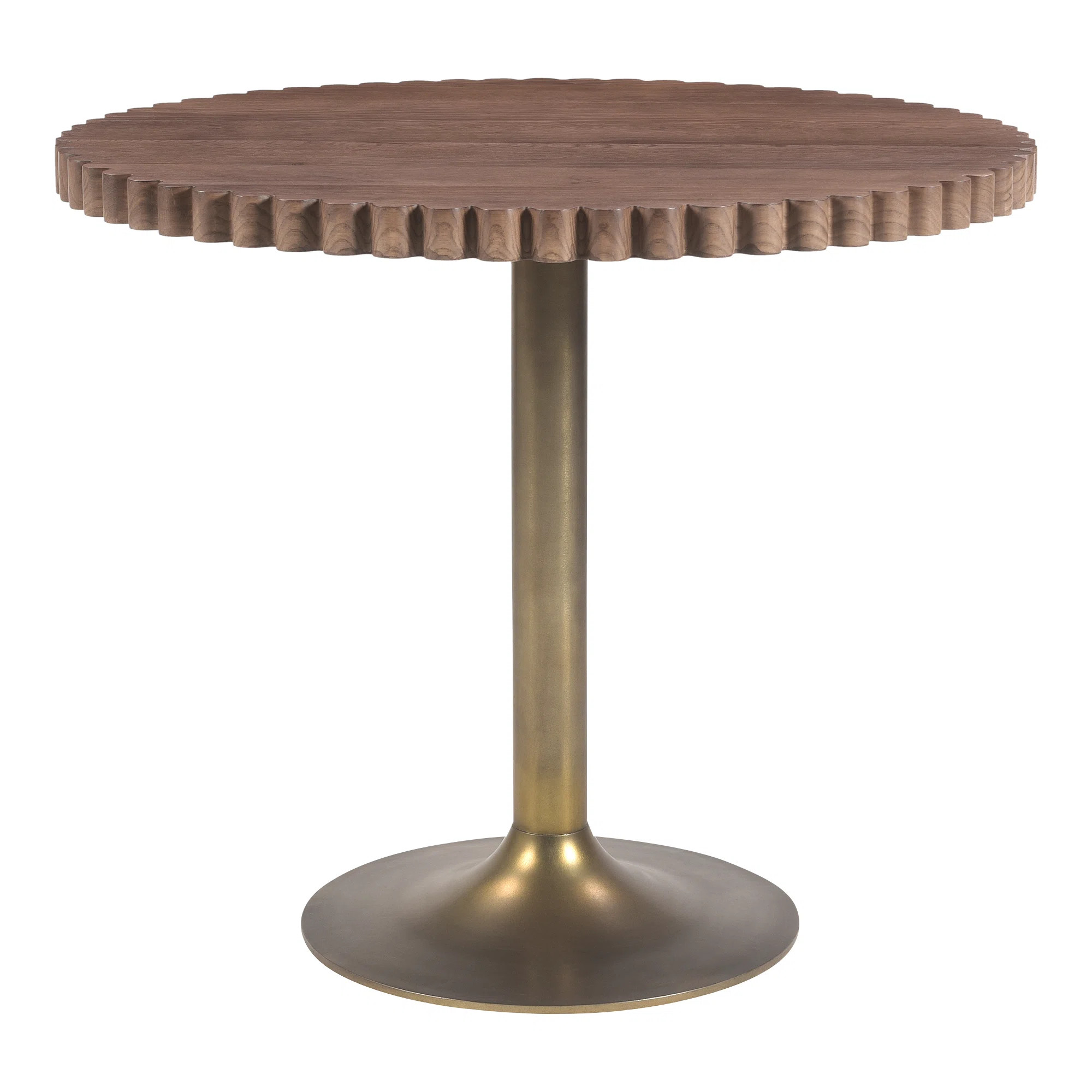 Nomi Round Solid Oak Dining Table | Perigold