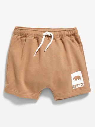 Unisex Logo-Graphic French Terry Pull-On Shorts for Baby | Old Navy (US)